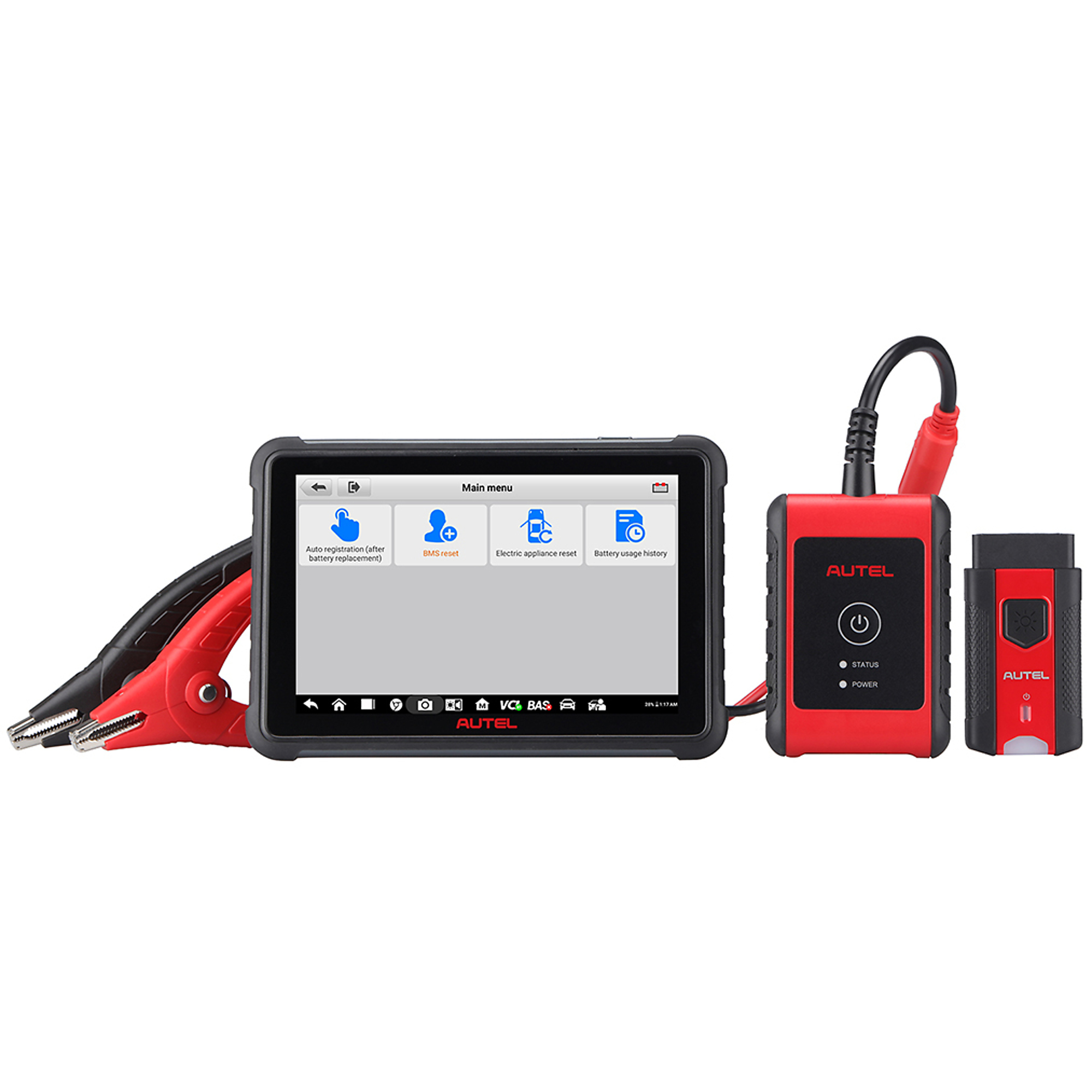 Autel Wireless Battery and Electrical System Diagnostic Tablet — 7in. Touchscreen, Android, Model# BT609